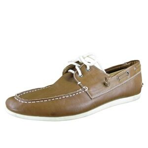Madden Men's Gameon Perf Boat Shoe Brown Leather Size 13 Medium Gently Used 2025